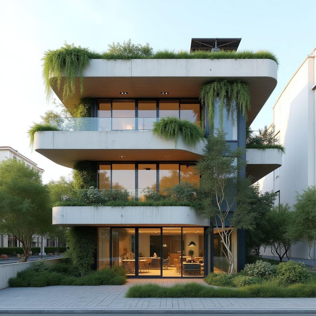 Sede da EnerVerde em Lisboa com fachada sustentável